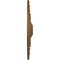 Ekena Millwork Naple Ceiling Medallion (Fits Canopies up to 3 3/8"), 37 1/2"OD x 3 3/8"P, Smokey Topaz Crackle CM37NASTC - alternate 2
